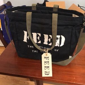 Feed Projects Black Diaper Bag